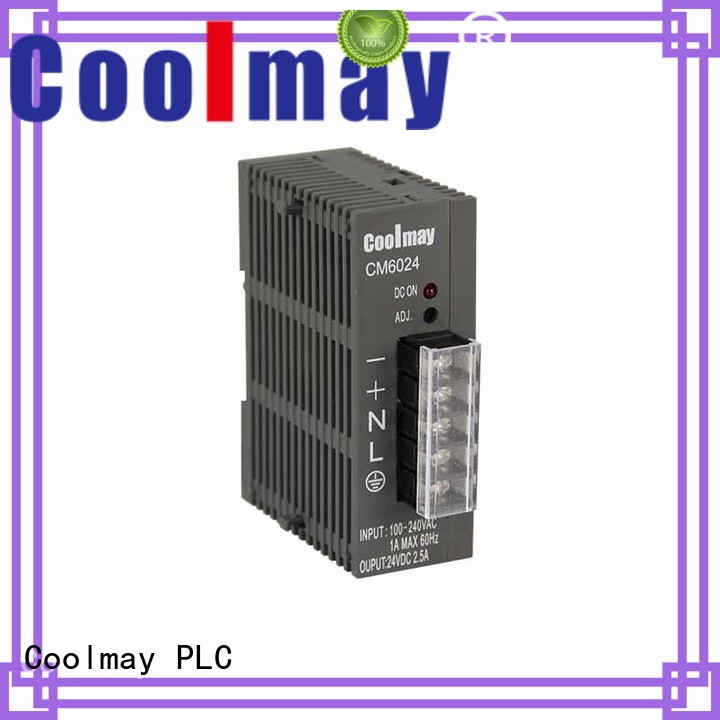 high reliability minimal noise stable performance plc power supply short circuit protection Coolmay