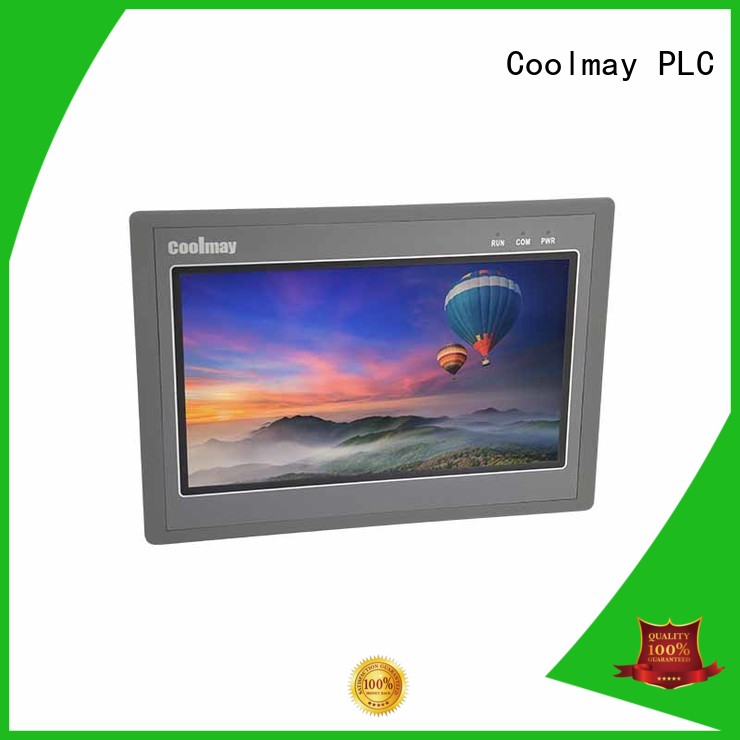 Coolmay support hmi touch panel manufacturer for plastic machinery