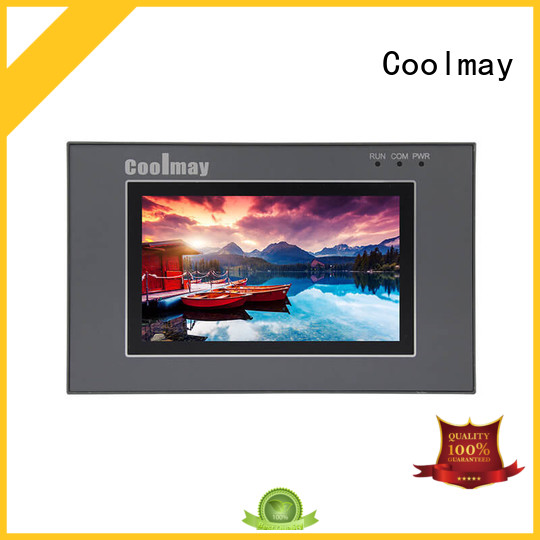 Coolmay Brand easy to operate external custom PLC HMI all in one