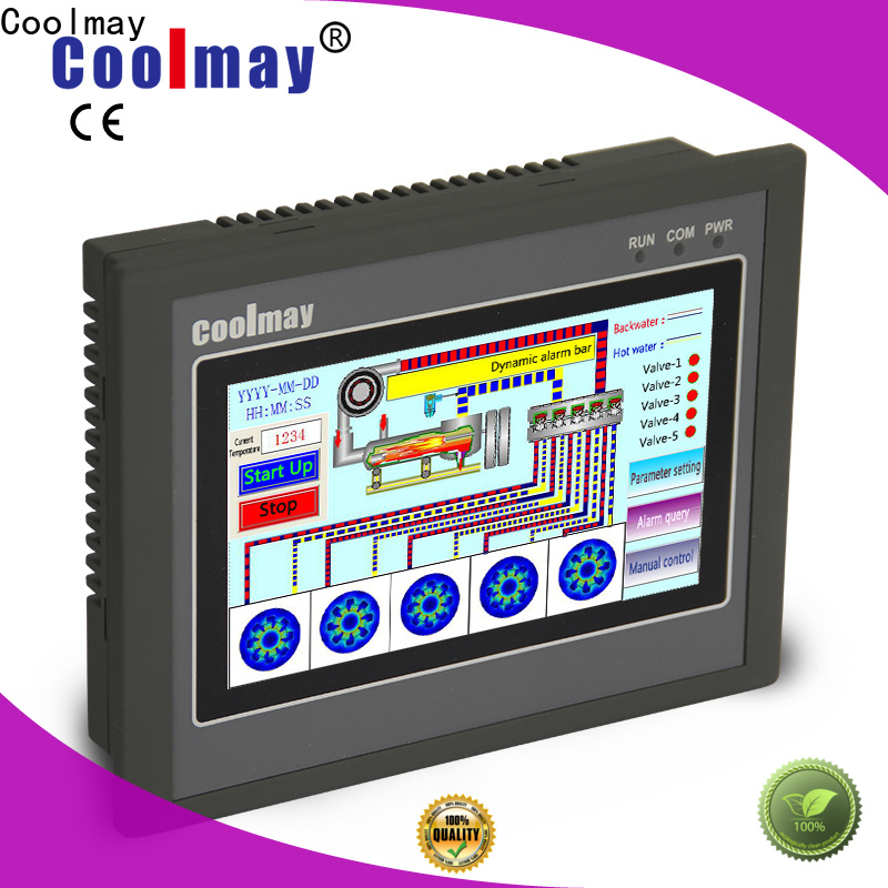 Coolmay hmi with inbuilt plc shipped to Laos for power equipment