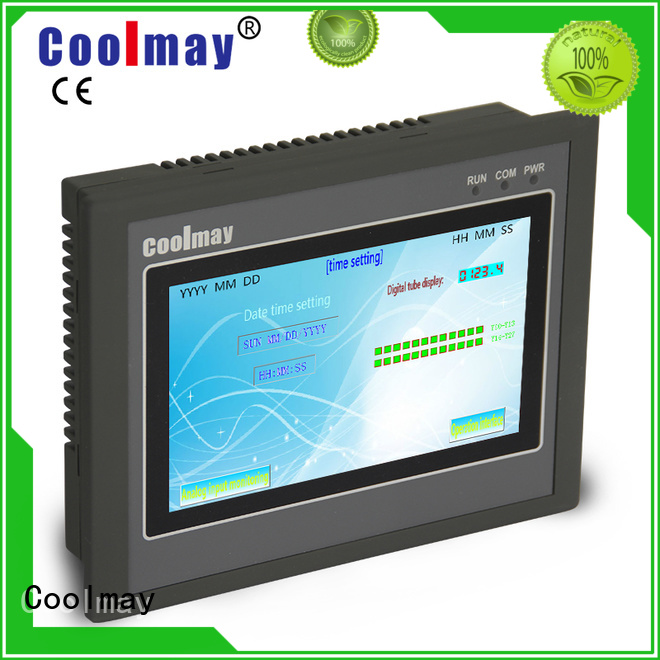 Coolmay hmi programming factory directly for textile machinery